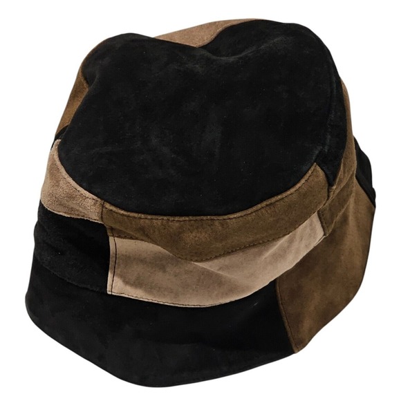 Gilles Francois Paris Suede Patchwork‎ Bucket Hat Made in France main image 8